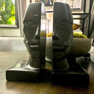 Ceramic book ends